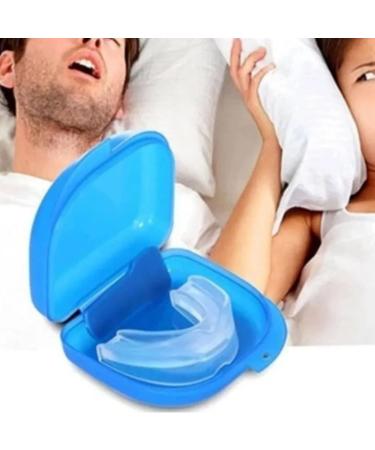 3PCS Snoring Mouthpiece & Teeth Grinding Prevention Tool - Silicone Sleep Aid with Blue Storage Box - Buy Online on GoSupps.com
