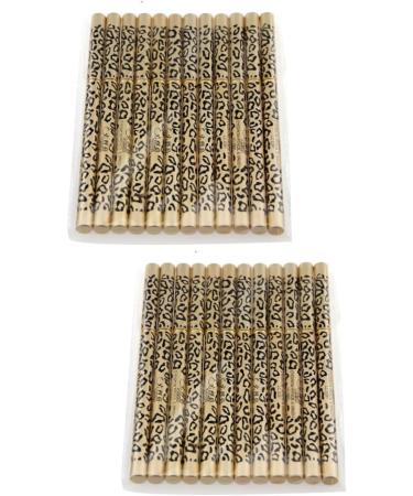 FRCOLOR Set of 2Pcs 12Pcs Black Eyebrow Pencil Waterproof Eyebrow Pencil Eyeliner Pencil with Brush Eyebrow Pencil Brush Waterproof Eyebrow Pencil - Buy Online on GoSupps.com