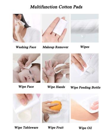 Buy Nonwoven Disposable Cleaning Face Towels - Soft White Makeup Wipes | International Shipping - Buy Online on GoSupps.com