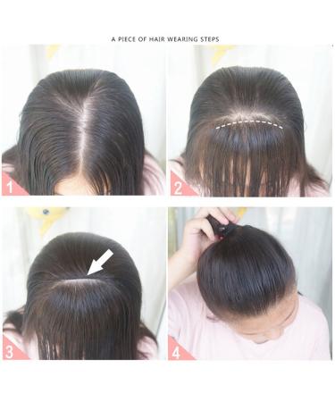 25 cm Real Hair Clip-In Hairpiece for Thinning Hair - Perfect Solution for Volume & Style - Buy Online on GoSupps.com