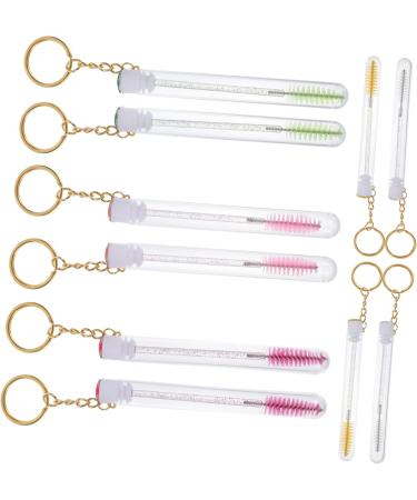 FRCOLOR 30 Pcs Keychain Mascara Brush Mascarades for Women Empty Mascara Lash Brush with Tube Extend 11.2x1cmx3pcs Assorted Colorx3pcs - Buy Online on GoSupps.com