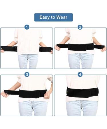 SI Sacroiliac Belt Sacroiliac Joint Support SI Belt Hip Brace with Elastic Straps for Pelvis Lower Back Hip Groin Sciatica Nerve LXL - Buy Online on GoSupps.com