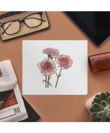 Buy 2 Pink Carnation Microfiber Lens Cloths | Perfect for Glasses & Screens - LC00020822 - International Shipping Available - Buy Online on GoSupps.com
