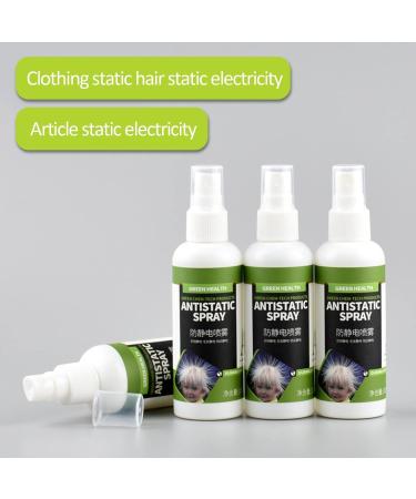 2 Static Spray for Clothes - Static Guard Travel Size | Crimping Release Spray Natural Static Cling Remover Antistatic Spray for Clothes Furniture and 2 Pcs Single Attribute - Buy Online on GoSupps.com
