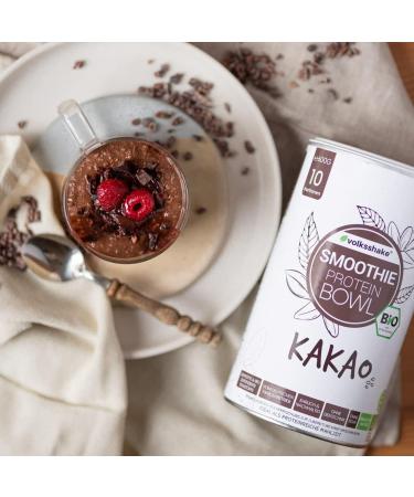 Organic Smoothie Protein Bowl Kocao 600g | Vegan Gluten-Free Soy-Free | Premium Quality from Germany | De- ko-006 | No Sweeteners - Buy Online on GoSupps.com