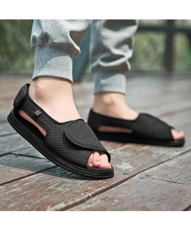 EXCEART Diabetic House Slippers - Therapeutic Extra Depth Shoe for Women Men Size 45 - Adjustable Nursing Indoor Shoes - Buy Online on GoSupps.com