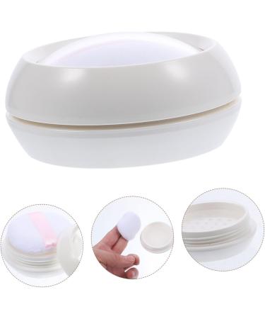 FOYTOKI 1 Set Powder Box Empty Powder Case Powder Puffs Empty Reusable Loose Powder Compact Container - Buy Online on GoSupps.com