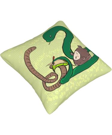 YYHHAOFA Sunflower Seeds Earthworm Snake Pattern Universal Pillowcase for All Seasons 16"x16" : Soft and Comfortable Suitable for car Sofa Black 16"x16" - Buy Online on GoSupps.com
