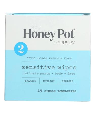The Honey Pot - Wipes Intimate Nrml Indv - 15 Ct