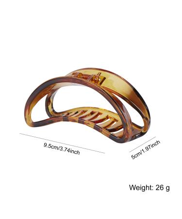 4 Pack Large Clear Butterfly Octopus Resin Hair Claw Clips - Women's Hair Accessories - Buy Online on GoSupps.com