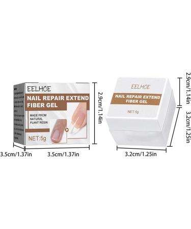 Cracked Nail Repair - Fingernail Repair Clear Nail Gel 5g Strengthening - Natural Fingernail Accessories Nail Repair For Women Girls Nail Strengthener Tytlyworth - Buy Online on GoSupps.com