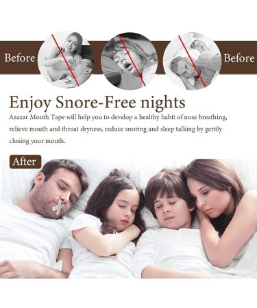 PoVwlty 120 PCS Mouth Tape for Sleeping Better | Drug-Free Nasal Strips to Reduce Snoring and Improve Sleep Quality - Buy Online on GoSupps.com