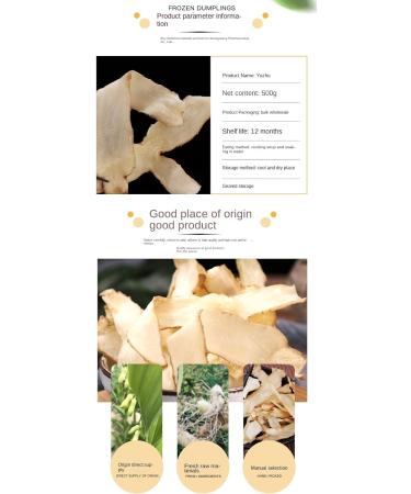 Zercumm Jade Bamboo 500G Wholesale Supply First-Hand Supply Jade Bamboo Tea Pot Soup Bases Dried Sliced Polygonatum Root Dry Jade Bamboo - Buy Online on GoSupps.com