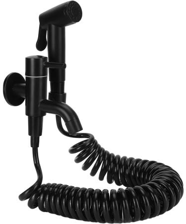 Shop Bidet Accessories: G1/2 Handheld Black Alloy Toilet Sprayer - High Pressure Bathroom Upgrade - Buy Online on GoSupps.com