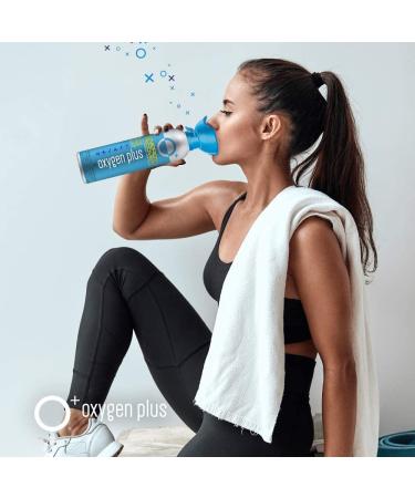 Oxygen Plus  O+ Biggi 6 Pack | Portable Oxygen Can | 99.5% Pure O2 | Natural Wellness Supplement to Boost Energy & Recovery | 50+ Uses Per 11 Liter Canister 11 Fl Oz (Pack of 6) - Buy Online on GoSupps.com