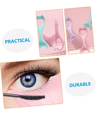 BIUDECO Makeup Gadgets Mascara Brush Silicone Molds for Candles Eyeliner Applicator Tool Eyeliner Aid Eyelash Comb Make up 15X5.7CM Pink - Buy Online on GoSupps.com