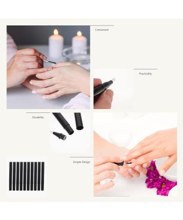 Lurrose 10 Pieces Nail Polish Kit - Clear Nail Oil & Nutrition Pins for Healthy Nails & Eyelash Growth - International Shipping Available - Buy Online on GoSupps.com