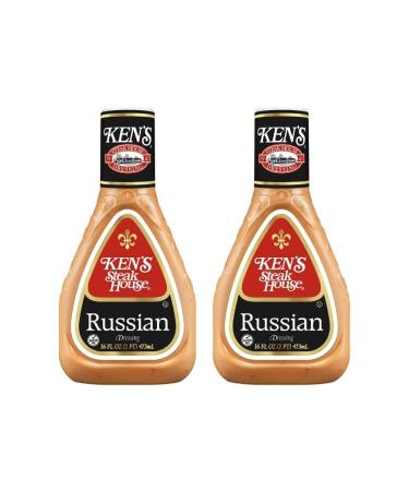 Ken's Steak House Russian Dressing (16 Ounce , Pack of 2) 16 Fl Oz (Pack of 2)