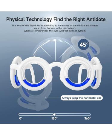 QYLPZ Motion Sickness Glasses - Nausea Relief for Car, Air, and Sea Sickness in Kids and Adults - Buy Online on GoSupps.com