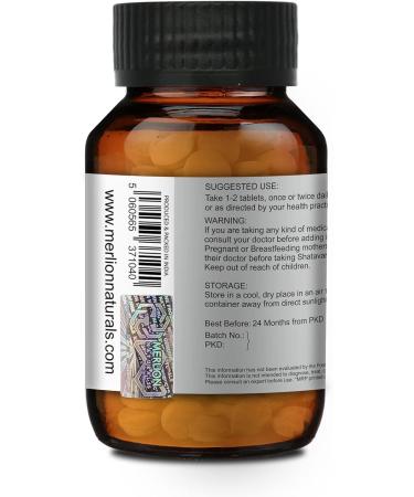 MERLION NATURALS Shatavari Tablets Asparagus racemosus | 500mg (120 Tablets) - Buy Online on GoSupps.com