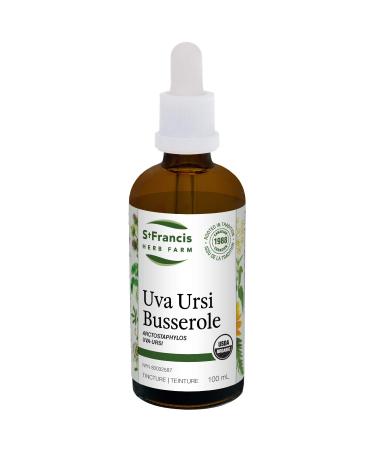 St. Francis Herb Farm - Uva Ursi (Arctostaphylos uva-ursi leaf) Herbal Extract Tincture - Uva Ursi is traditionally used in Herbal Medicine (as a mild diuretic) to help relieve symptoms associated with mild urinary tract infections (such as burning sensat