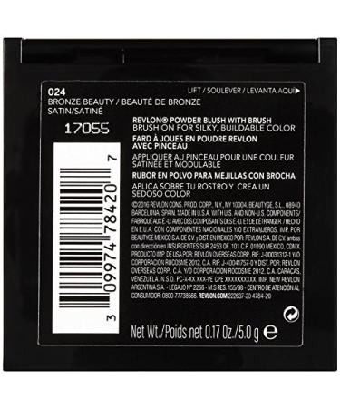 Revlon Powder Blush in Bronze Beauty - Natural Radiance for a Sun-Kissed Glow - Buy Online on GoSupps.com