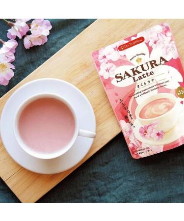 Tea Boutique Japanese Sakura Latte Cherry Blossom Instant Milk Tea (for 13 Cups) 104g - Buy Online on GoSupps.com