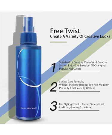 Powerful Glamorous Hair Styling Gel Spray Spray Gel For Hair Moisturising Styling Spray Hairspray Curl-Defining Leave-In Hair Styling Mist Fast Create Glamour Hairstyle (250ML Shiny Hold) 8.45 Fl Oz (Pack of 1) Shiny Hold - Buy Online on GoSupps.com