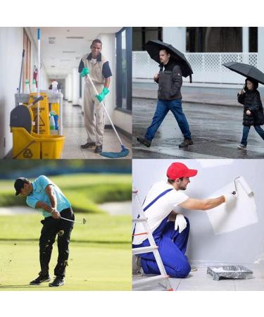 LYU Rain Boot Waterproof Shoes Cover | Reusable & Easy to Carry | PVC Rubber Sole Overshoes for Women Men Kids - X-Large - Buy Online on GoSupps.com