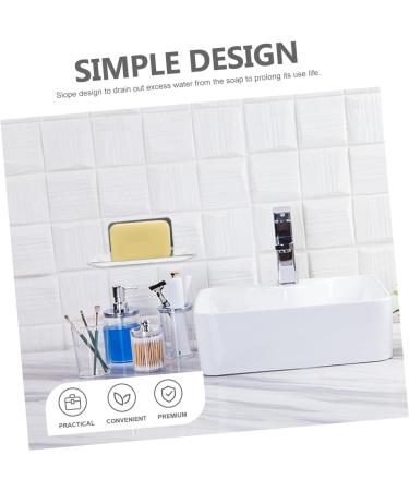 Ciieeo Bathroom Soap Holder Soap Dish Holder Shower Soap Holder Soap Dish with Drain Vacuum Soap Dish Draining Soap Hanging Soap Holder Shower Soap Dish Wall-mounted Xiaozaowang Silver 12.6x8.4x3cm - Buy Online on GoSupps.com