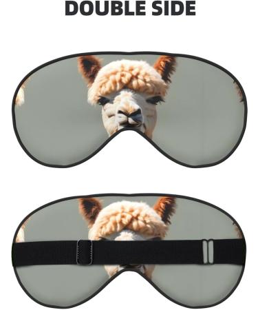 Buy Alpaca Avatar Reversible Polyester Sleep Mask - Adjustable Strap for Ultimate Comfort & Light Blocking | International Shipping Available - Buy Online on GoSupps.com