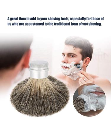 Premium Shaving Brush with Aluminum Handle | Portable Beard & Mustache Tool for Men - Perfect for Beard Cleaning - Buy Online on GoSupps.com