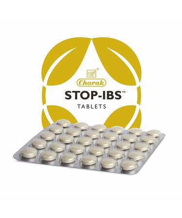 Admart Charak Pharma Stop-IBS Tablet for Relief in Irritable Bowel Syndrome & Relieves Abdominal Gases | Contains Healing Herbs Like Sunthi Bilva & Musta (30 Tablets)