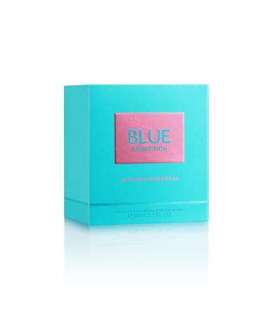 Antonio Banderas Perfumes - Blue Seduction Woman - Eau de Toilette for Women - Long Lasting - Fresh Casual and Femenine Fragance - Floral Aquatic Notes - Ideal for Day Wear - 2.7 Fl Oz - Buy Online on GoSupps.com