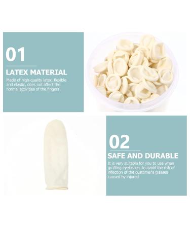 Beaupretty 200pcs Latex Finger Cots - Anti-Static Rubber Fingertip Covers for Electronic Repair Crafting and Painting - Buy Online on GoSupps.com