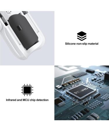 RENPHO OLED Pulse Oximeter - SpO2, PI, and Pulse-WH Measurement, White - Buy Online on GoSupps.com