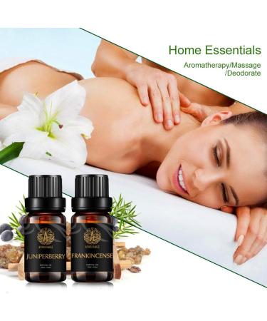 Aromatherapy Juniper Berry Essential Oil Set for Diffuser 100% Pure Frankincense Essential Oils Set for Humidifier 2x10ml 100% Pure Juniper Berry Oils Set for Air Freshener Frankincense Oils Set - Buy Online on GoSupps.com