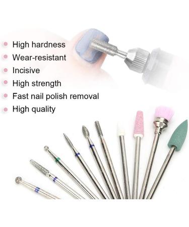 Nail Drill Bits Nail Grinding Head Effective Polishing Strong And Durable Beauty Salon for Home Salon Shop Manicure Store - Buy Online on GoSupps.com