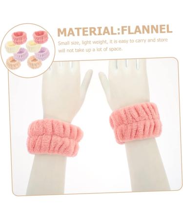 Mikinona 8pi ces Bracelets Nettoyants pour Visage Flanelle Pratiques et Extensibles pour Femmes et Voyages - Buy Online on GoSupps.com