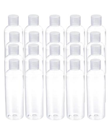 Palm Safe 20 pcs 100ml/3.5 OZ Clear Plastic Travel Bottles Durable Recyclable BPA Free Storage Bottles Empty Refillable Containers with Flip Cap Leak Proof for Toiletries 1 count (Pack of 20) - Buy Online on GoSupps.com