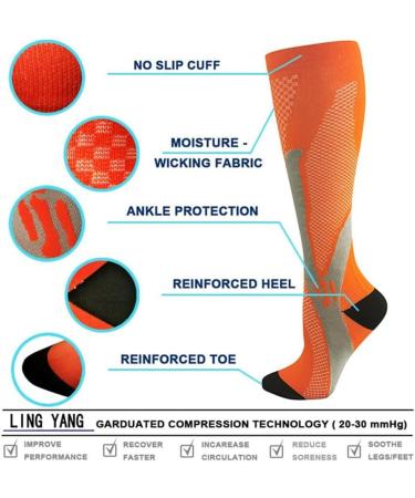 Hokuto 3 Pairs Minasamed Compression Stockings for Women - Pain-Free Legs & Feet (XXL Pink) - International Shipping Available - Buy Online on GoSupps.com
