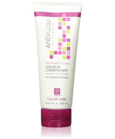 Andalou Naturals Leave In Hair Conditioner 0.42 1000 Roses Complex Color Care 6.8 Fl Oz