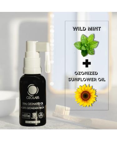 OZOLABS Oral Ozonated Formula | 100% Organic Ozonized Oil for Teeth & Gums | Dental Ozone Therapy Mouth Solution | 30 ml - Buy Online on GoSupps.com