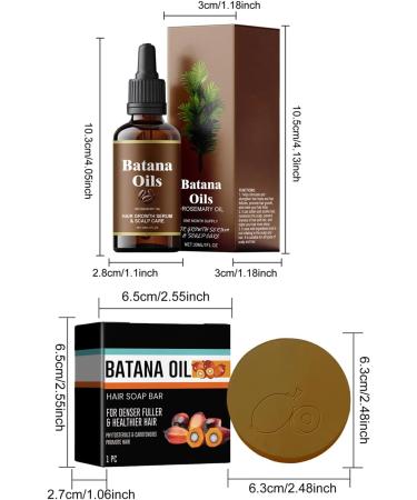 Batana oil shampoo bar and Batana oil for hair growth Natural Batana soap and hair serum to improve scalp health and promote growth Cleans and nourishes hair - Buy Online on GoSupps.com
