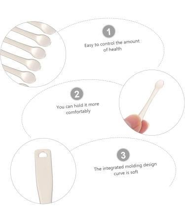 minkissy 6pcs Electroplating Cream Spoon Facial Cream Scoop Cosmetics Sub Package Scoops Cosmetic Mixing Spoon Mini Lotion Make up Kit Facial Spatula Facial Cream Scoop Tool Spoon 1 count (Pack of 1) Silver - Buy Online on GoSupps.com