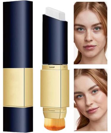 Foundation Stick | 2-in-1 White Foundation Stick with Brush - Long Lasting Makeup Full Concealer Stick Moisturizing Foundation Stick for Women and Girls Frifer - Buy Online on GoSupps.com