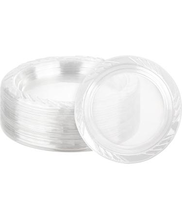 Stock Your Home 6-Inch Clear Plastic Dessert Plates (120 Pack) - Disposable Small Plates for Parties & Catering - Flexible & Crystal Clear Appetizer Plates - Buy Online on GoSupps.com