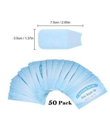 Mint-Flavored Teeth Whitening Oral Cleaning Wipes - 100 Count (Pack of 1) - Buy Online on GoSupps.com