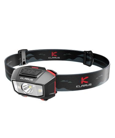 Klarus HM2 LED headlamp head lamp gesture sensor headlamp 270 lumens 7 mode light with red light IPX4 waterproof LED headlamp for running camping hiking hunting