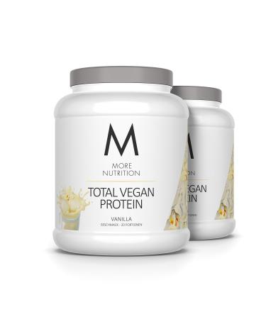 MORE NUTRITION Total Vegan Protein 2x600g Vanilla 600g (pack of 2)